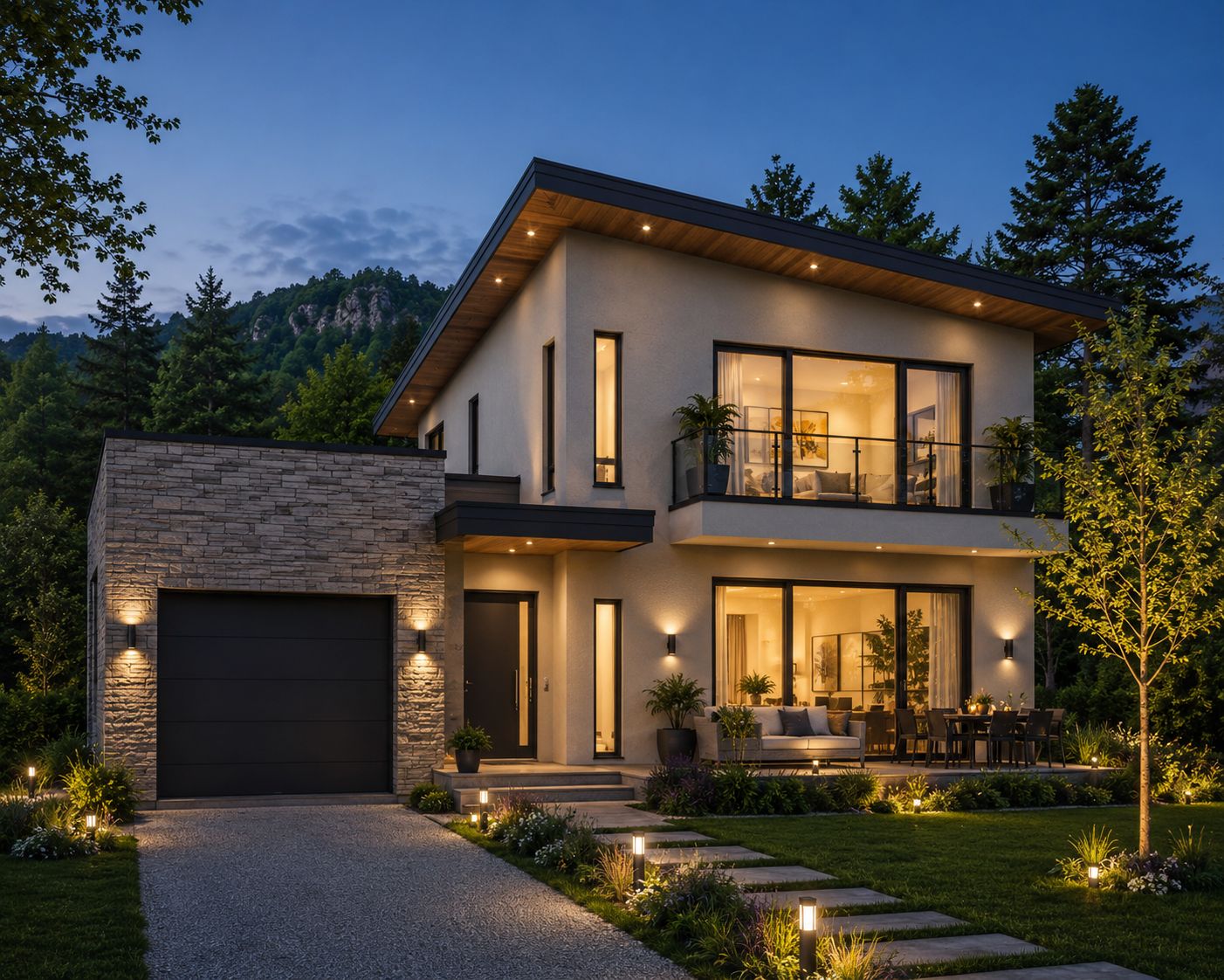 139m2 İki Katlı Çelik Ev